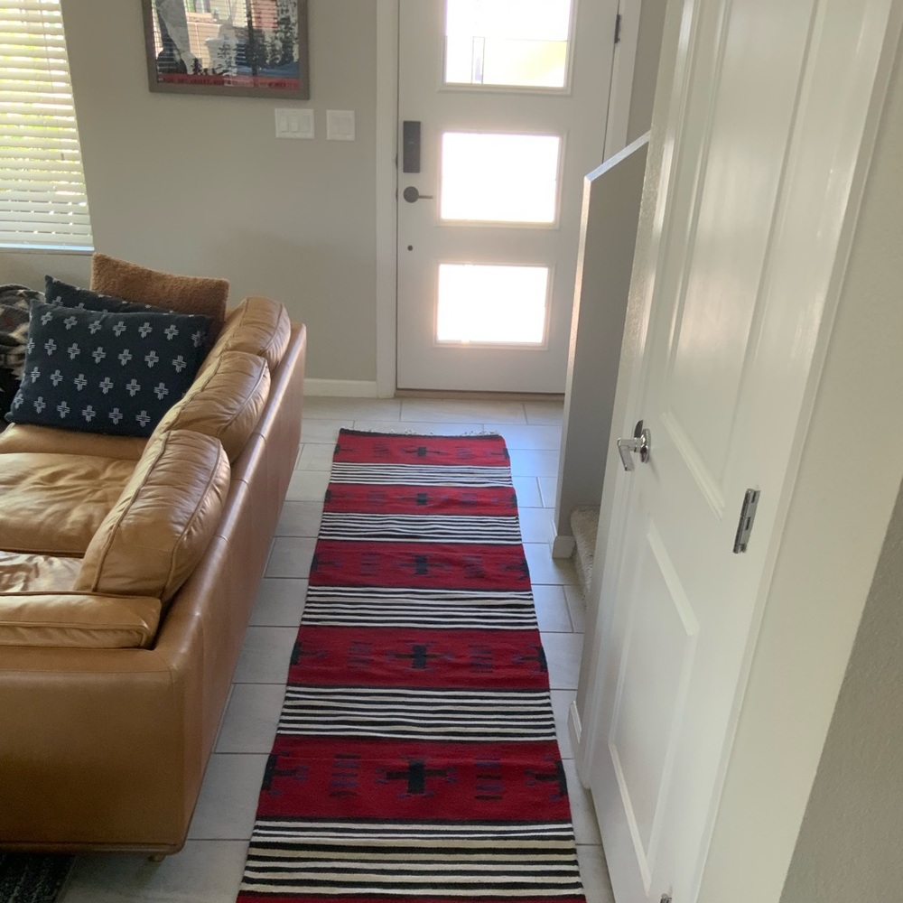 NEW Santa Fe Wool Native Runner 10’ x 30”